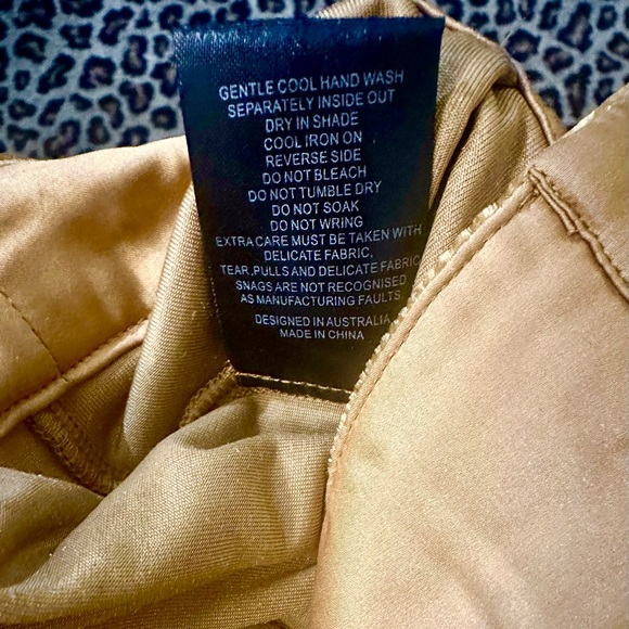 Hansen & Gretel Honey Mustard Velvet Flared Trousers - Picture 15 of 16